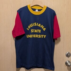Vintage Louisiana State University T-shirt, 1970s/80s